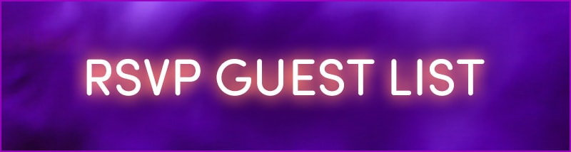 RSVP Guest List - Lava Lounge